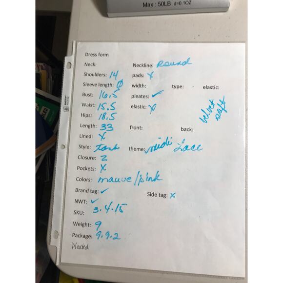 NWT Rue21 Pink Crocheted Round Neckline Sleeveless A-line Midi Dress M - Picture 7 of 7